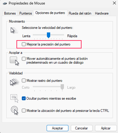 Mouse Acceleration Example